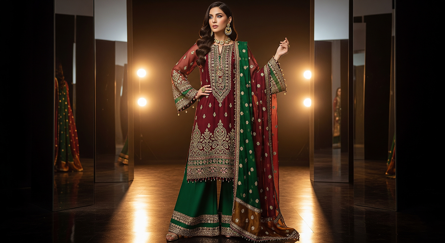 Trending Fabrics In Pakistan: Lawn, Linen, Chiffon, and Organza 4 ORGANZA - SHEER GLAMOUR