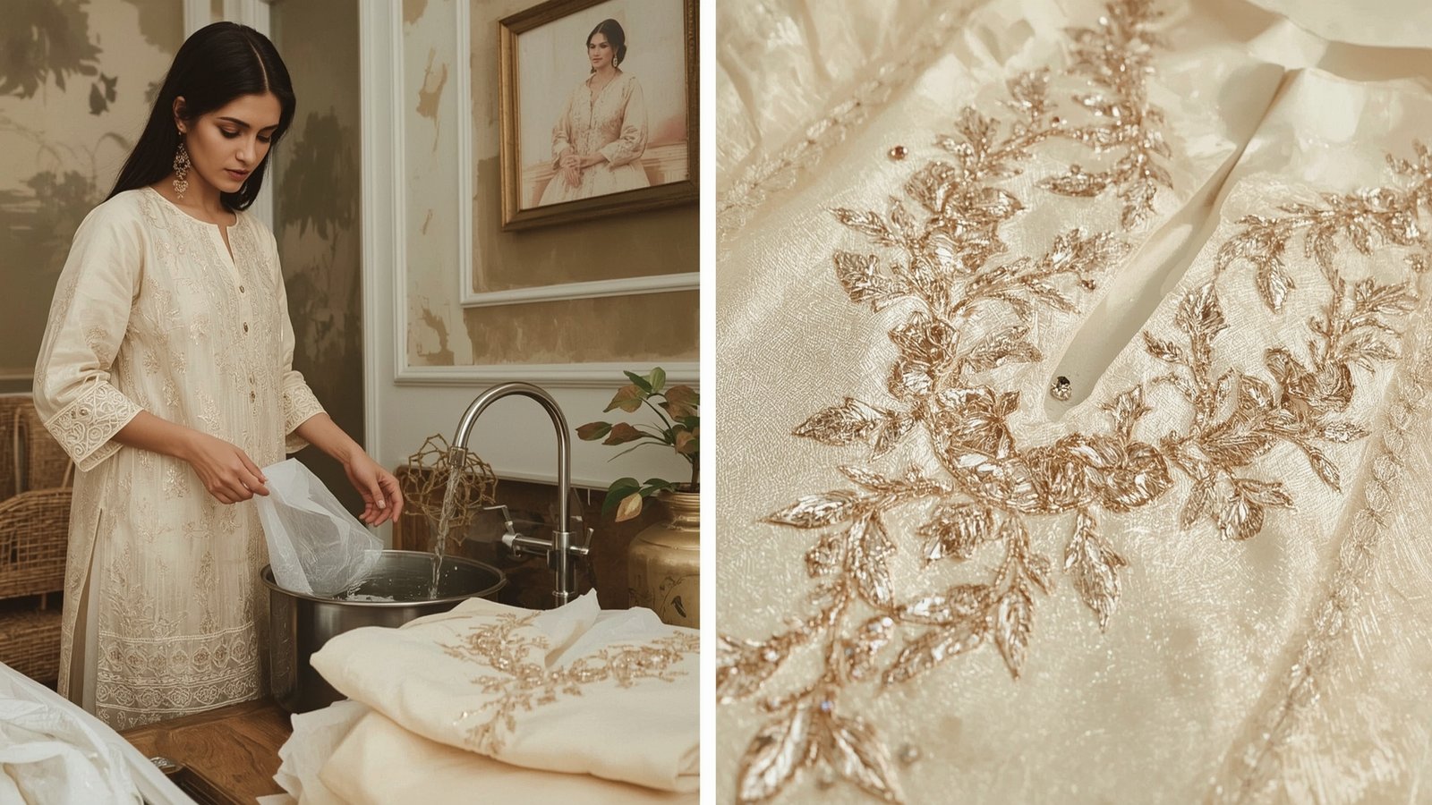 How To Wash & Store Embroidered Suits: A Care Guide