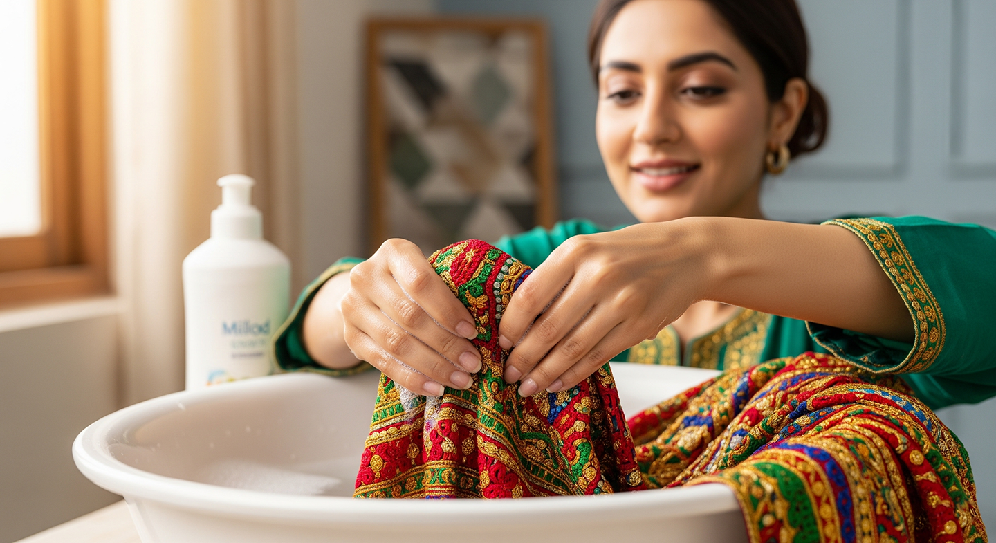 How To Wash & Store Embroidered Suits: A Care Guide