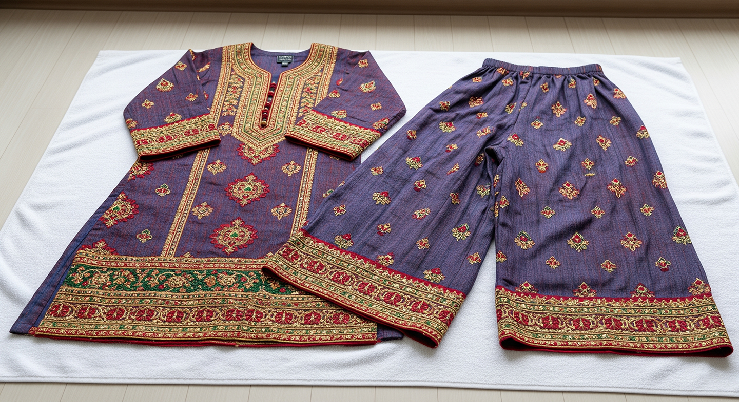 How To Dry Embroidered Suits